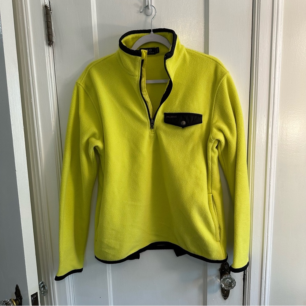 Polo Ralph Lauren RARE 1/2 Zip Pullover Fleece Vintage
